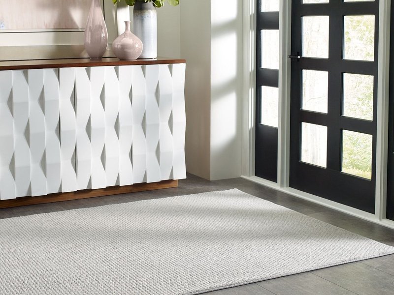 front door and entranceway Designed In Style: Mid-Century Modern from Richardson’s Carpet Service in the Williamsburg, VA area