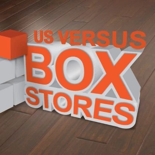 us versus box stores - Richardson’s Carpet Service in the Williamsburg, VA area